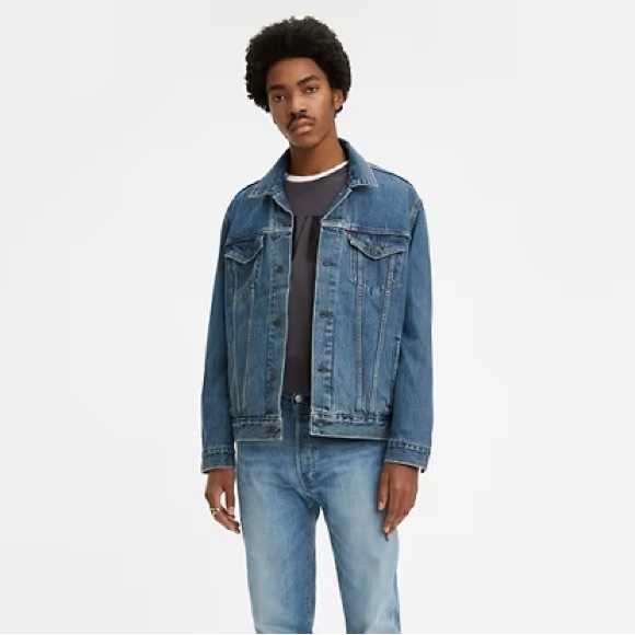 Levi's Other - Levi’s Denim Jean Trucker Jacket Men’s X Small XS - Medium Wash Blue